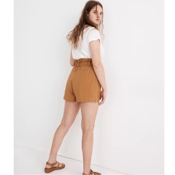 Madewell High Waisted Paperbag Utility Shorts Small - Picture 2 of 15